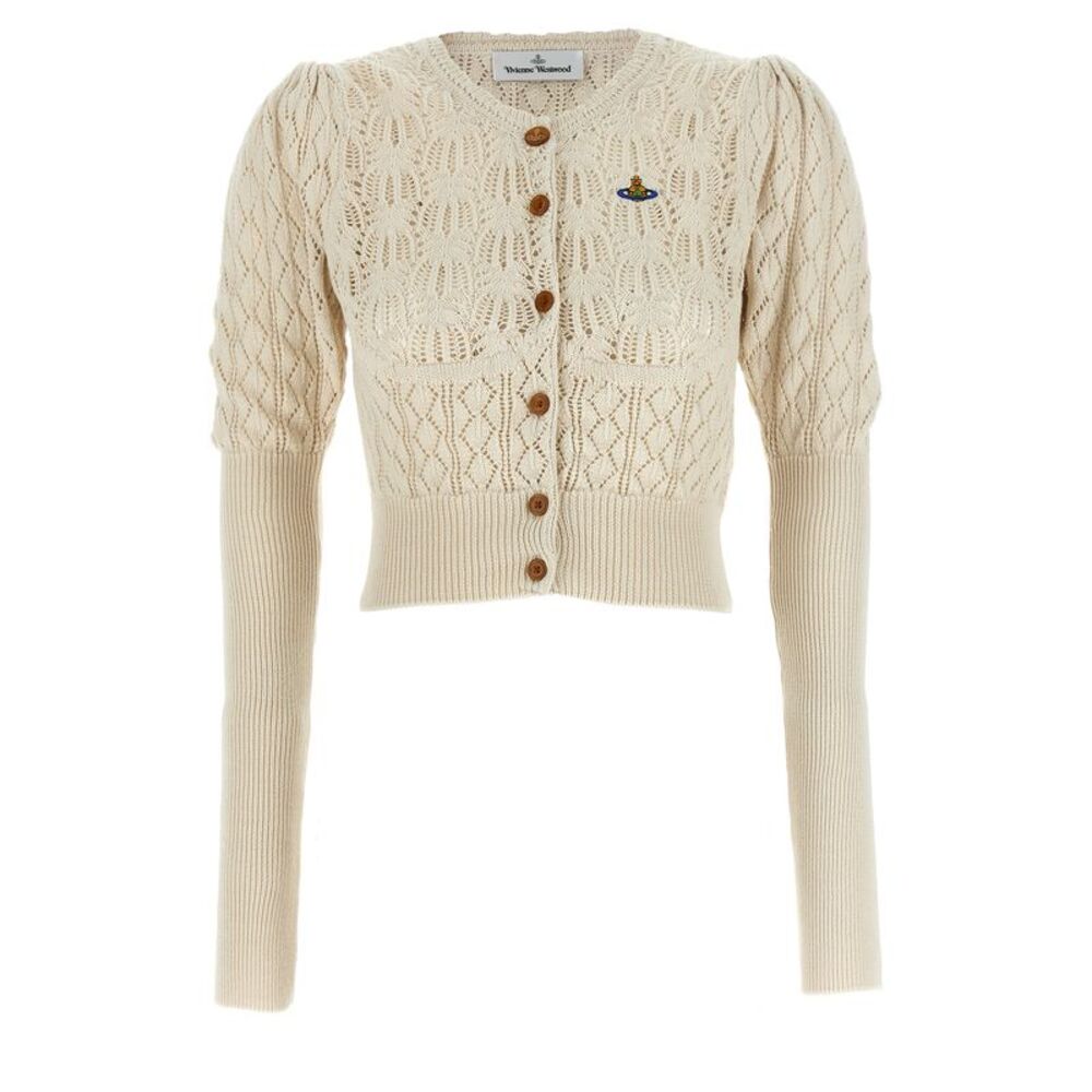 Vivienne Westwood Beige Cotton Women's Cardigan